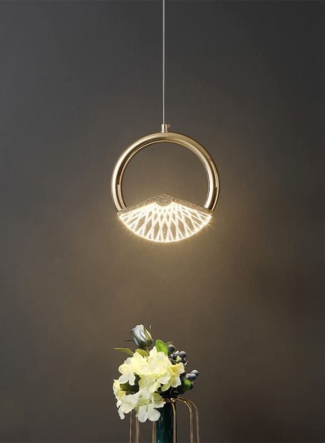 Best Power Modern Single Round Chandelier 6880-1 LED Pendant Lights Indoor Lighting Hanging Lamp For With Three Lighting Levels ideal choice for living rooms, dining areas, or bedrooms - Image 2