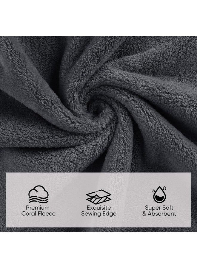 Orighty 6-Piece Towel Set - Soft & Lightweight - 2 Bath Towels, 2 Hand Towels, and 2 Wash Cloths - Absorbent & Quick Drying Microfiber Towel for Multipurpose, Bathroom, Gym, Sport, Yoga, Travel-Grey - Image 2