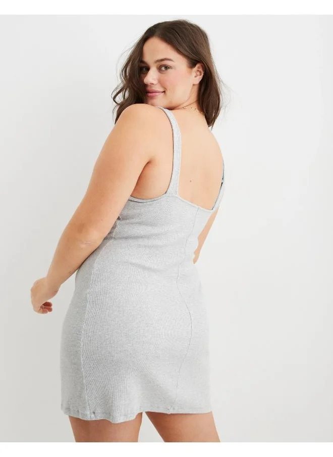 Aerie Scoop Neck Knitted Dress