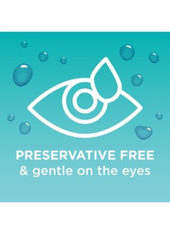 Blink Blink Preservative-Free Sterile Lubricating Eye Drops for Mild to Moderate Dry Eye Symptom Relief, 25 Count 0.01 fl oz Vials  - Image 2