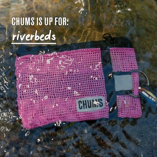 Chums Surfshorts Flow Wallet - Ultra Thin Slim Card RFID Wallet For Men with Keyring Attachment & Quick Drying Mesh - Black - Image 5