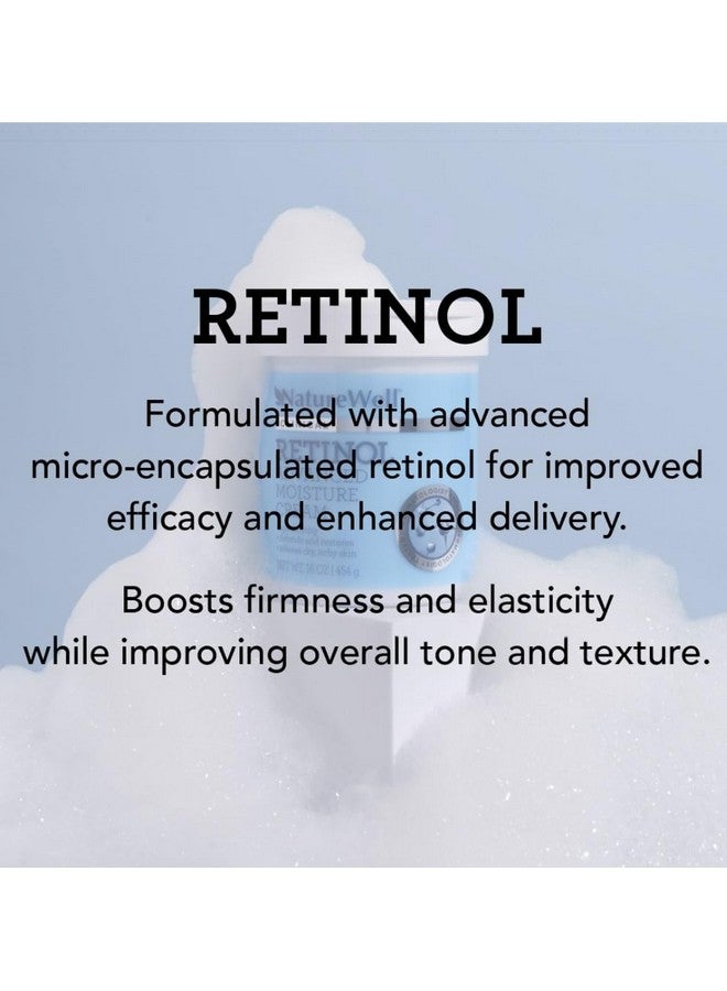 NATURE WELL Clinical 2.0 Retinol Advanced Moisture Cream For Face Body & Hands Boosts Skin Firmness Enhances Skin Tone No Greasy Residue 16 Oz - Image 3