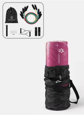 Exercise mat with comprehensive resistance bands set - pzsku/Z5B98F8769C025444BABBZ/45/_/1722679695/40f45c92-155b-497b-991b-069830df049f