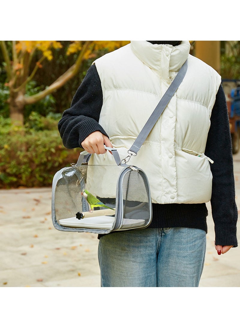 general Parrot bag birdie outing eon lizard take-out birdcage small sun phoenix portable bag bird bag small pet supplies - Image 3