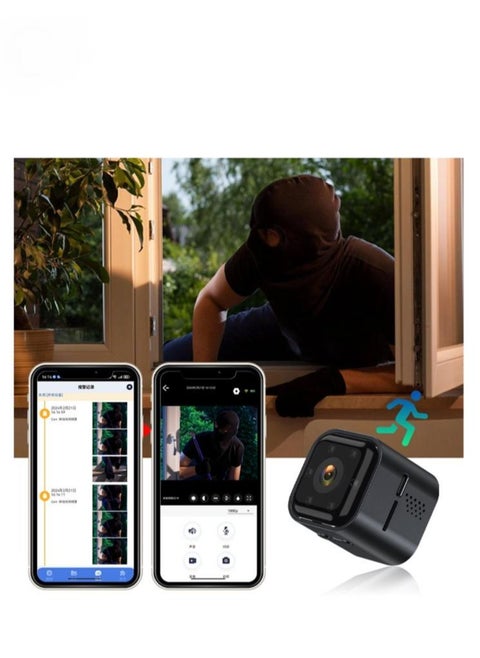 HD Mini Hidden Wifi Camera Night Vision And Motion Detection Supports Up To 32GB Memory Card