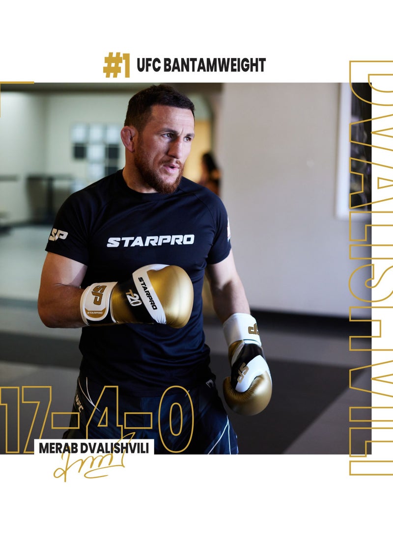 Starpro T20 Boxing Gloves - 8oz 10oz 12oz 14oz 16oz - Vegan Leather Gloves for Training Sparring with Waterproof Lining - Breathable Mesh - Hand Protection  - Image 5