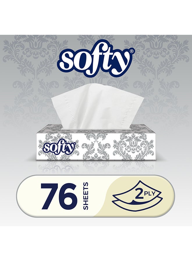 softy Facial Tissue Tissue Boxes 70 Sheets Pack of 36  - Image 2