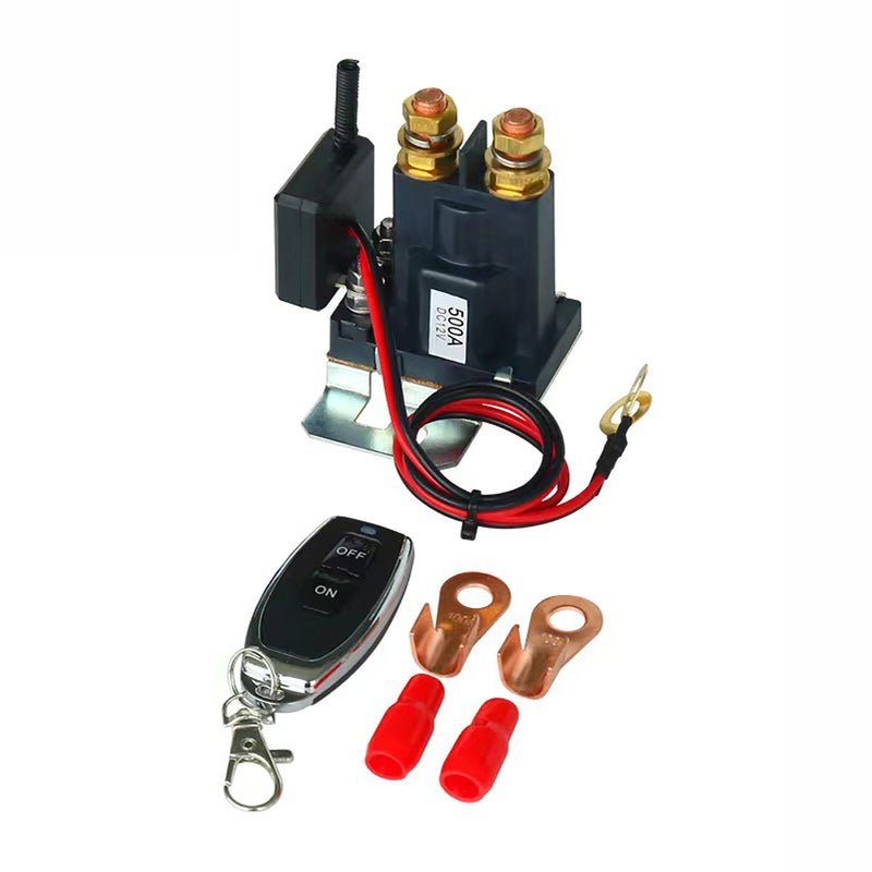 Remote Battery Isolation Switch Leak Proof 12V/24V 500A Main Battery Disconnect Switch Remote Control for Car Truck Auto Accessories - Image 1