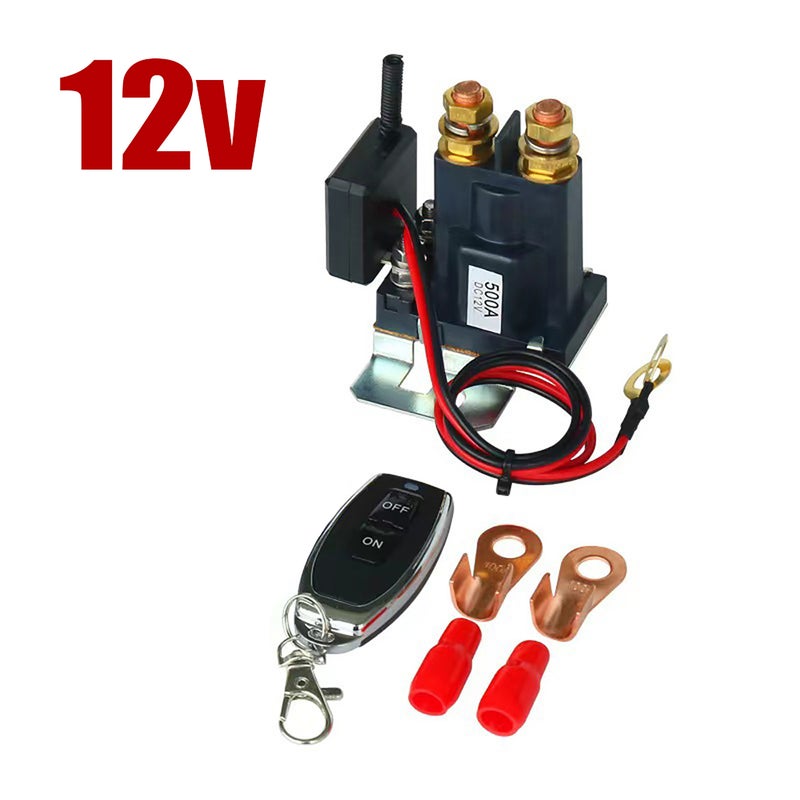 Remote Battery Isolation Switch Leak Proof 12V/24V 500A Main Battery Disconnect Switch Remote Control for Car Truck Auto Accessories - Image 5