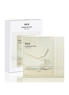 Abib Collagen Gel Mask Jericho Rose Jelly 4 Sheets Nourishing I Korean Vegan Collagen Cooling Nourishing Hyaluronic Acid Hydrogel Face Mask Skin Care