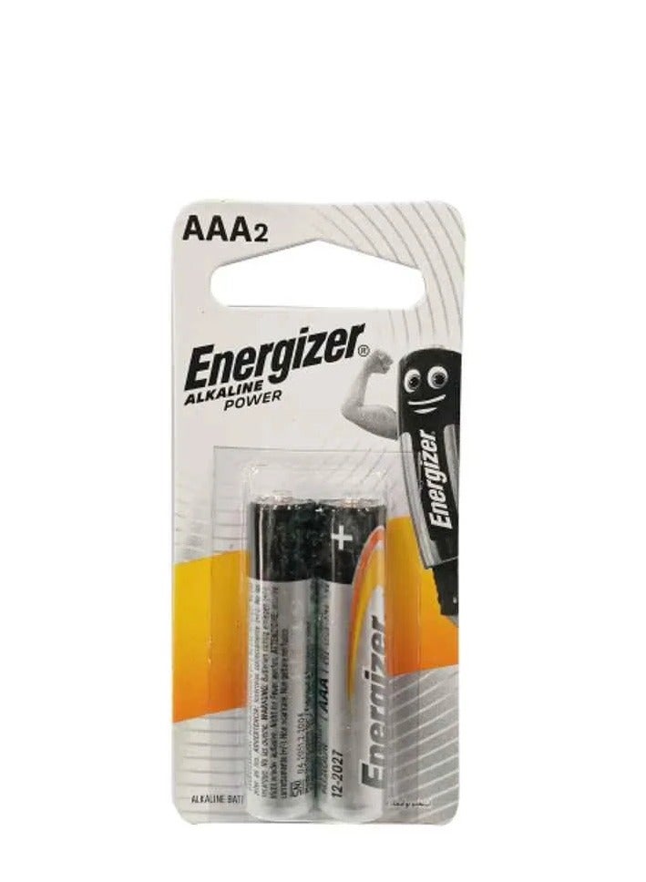 Energizer 2-Pieces Energizer AAA Alkaline Battery - Image 1