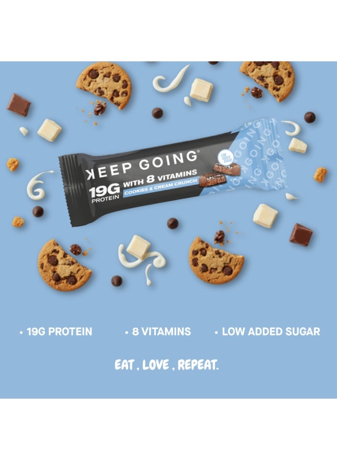 KEEP GOING® Protein & Vitamin Bar Cookies & Cream Crunch - Image 4