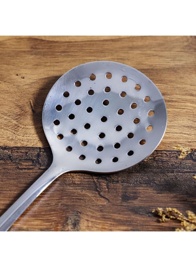 DANUBE HOME Danube Home Rosemarry Skimmer Silver L-26Cm Durable Stainless Steel Ideal For Skimming Straining Or Serving Soups Broths And Sauces Perfect For Kitchen Use And Cooking - Image 2