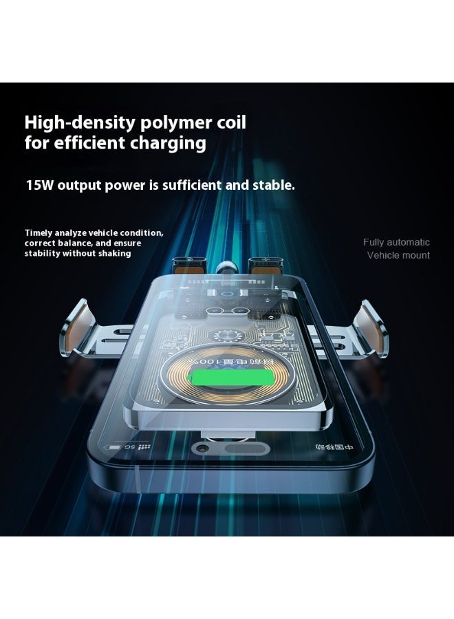 【Durable King】Heavy-Duty Phone Mount Special for Taxis | One-Touch Open/Close Infrared Sensing | Wireless Charging Mode | Dustproof and Waterproof Design | Continuous Operation Without Speed Reduction - Image 5