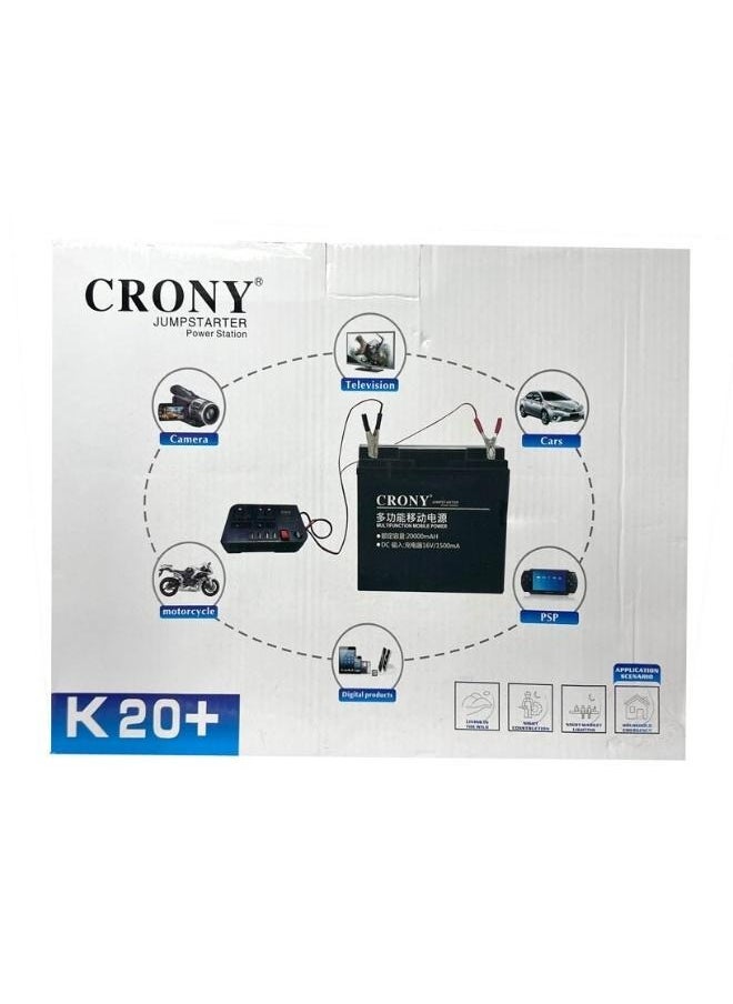 Crony - NEW K20+ Multi-function mobile power supply With inverter - Image 1