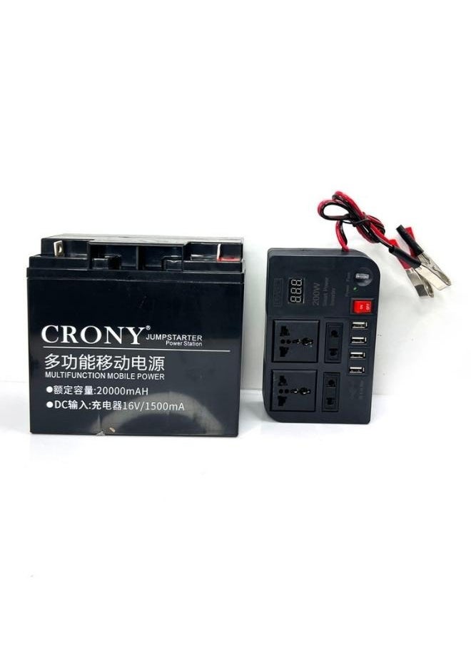 Crony - NEW K20+ Multi-function mobile power supply With inverter - Image 1