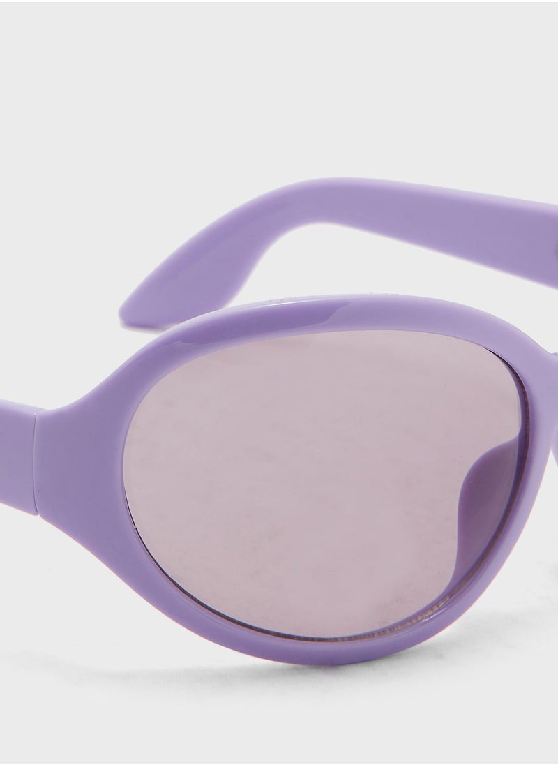 Ginger - Oversized Wrap Around Sunglasses - Image 1