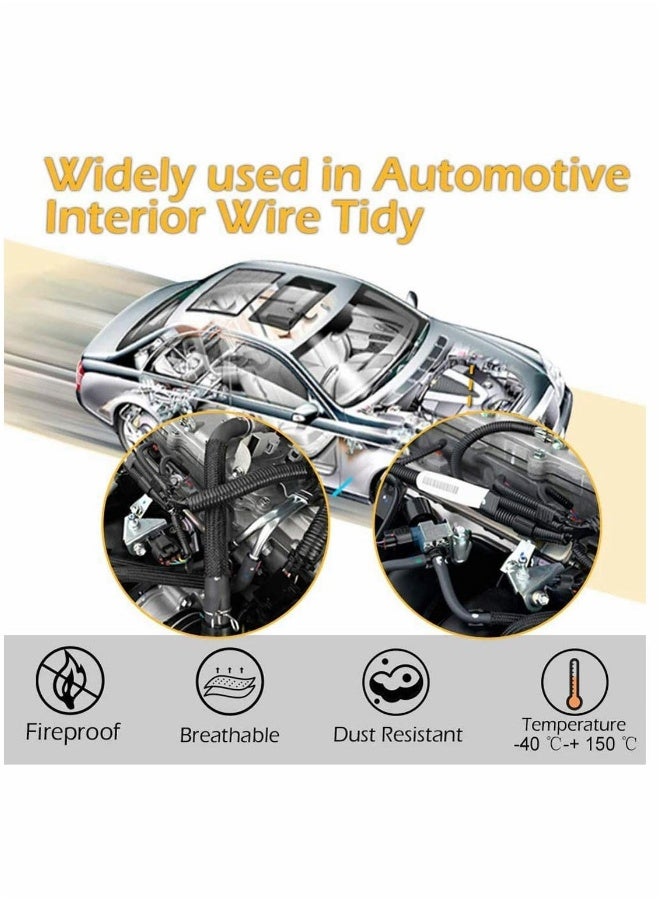 Cable Sleeve 25ft - Cable Management Cable Cord Adjustable Flexible Cord Organizer Cable Channel Cable Cover Protection System for DES TV, Computer, Home Theater - Image 4