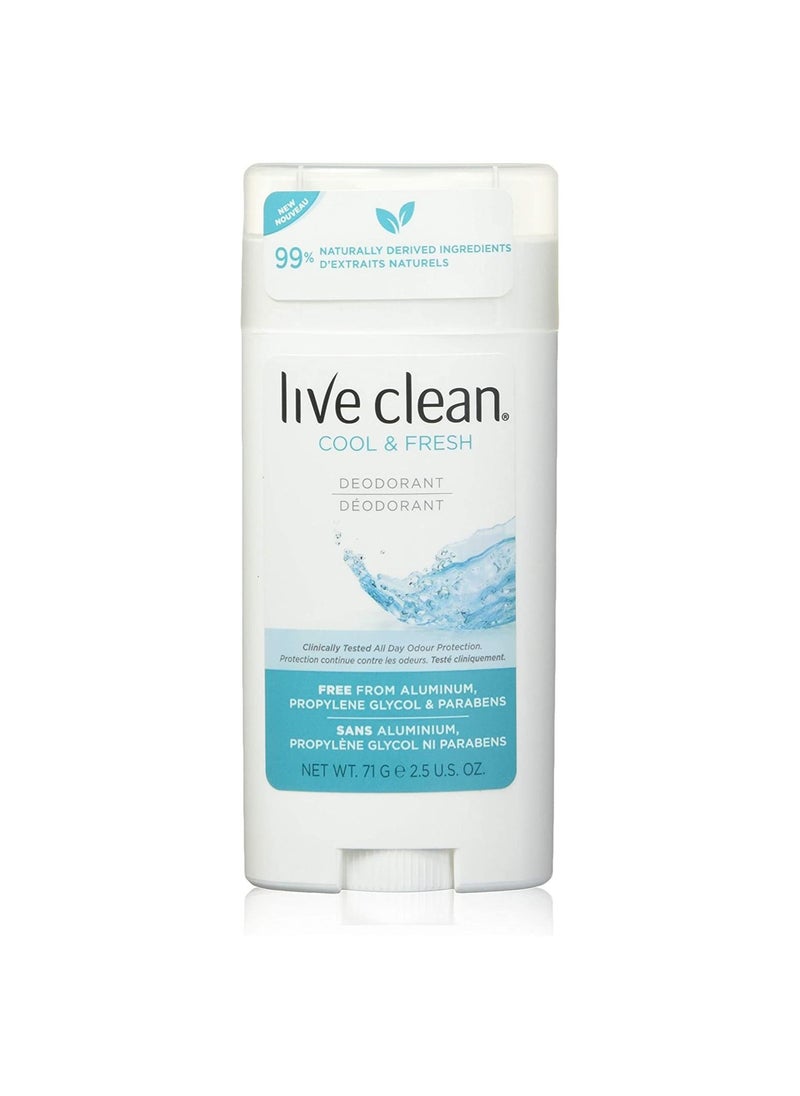 Live Clean Cool & Fresh Natural Deodorant 71g