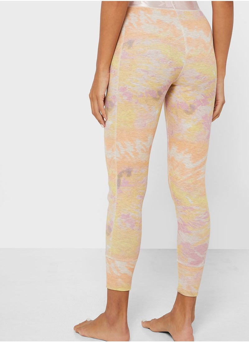 RIVER ISLAND - Tie Dye Rib Legging - Image 1
