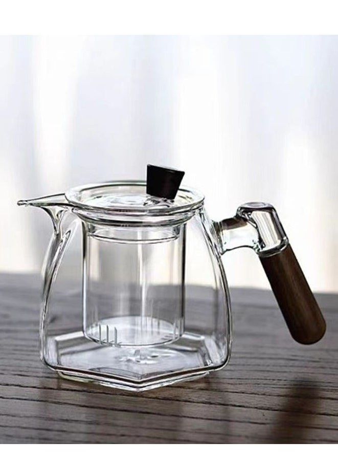 رانك  سيرفر تقطير قهوة V60 02 بمقبض خشبي  600 مل  - Image 1