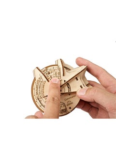 UGEARS UGEARS STEM Lab Math Series - Curvimeter - Unique Educational and Engineering 3D Puzzles with App | DIY Mechanical Science Kit for Self Assembly | Creative 3D Wooden Puzzles for Adults and Children  - Image 4