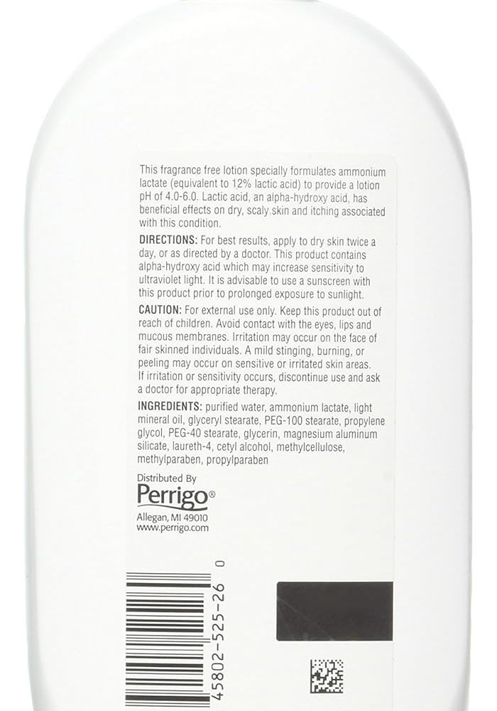 Perrigo Ammonium Lactate Lotion 12% - 14 oz (400g) for Moisturizing and Softening Dry, Scaly Skin - Image 2