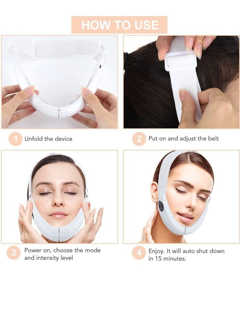Y&D Electric V-Face Shaping Massager Intelligent Facial Lifting Machine Micro-Current Face Slimming Double Chin Reducing  - Image 4