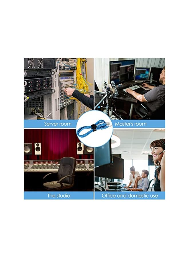 promass 120PCS Cable Ties Reusable Cable Straps, 6-inch Multi-Purpose Tie Wraps Fastening Cord Straps for Home Office Data Centers Electronics PC TV (A) - Image 3