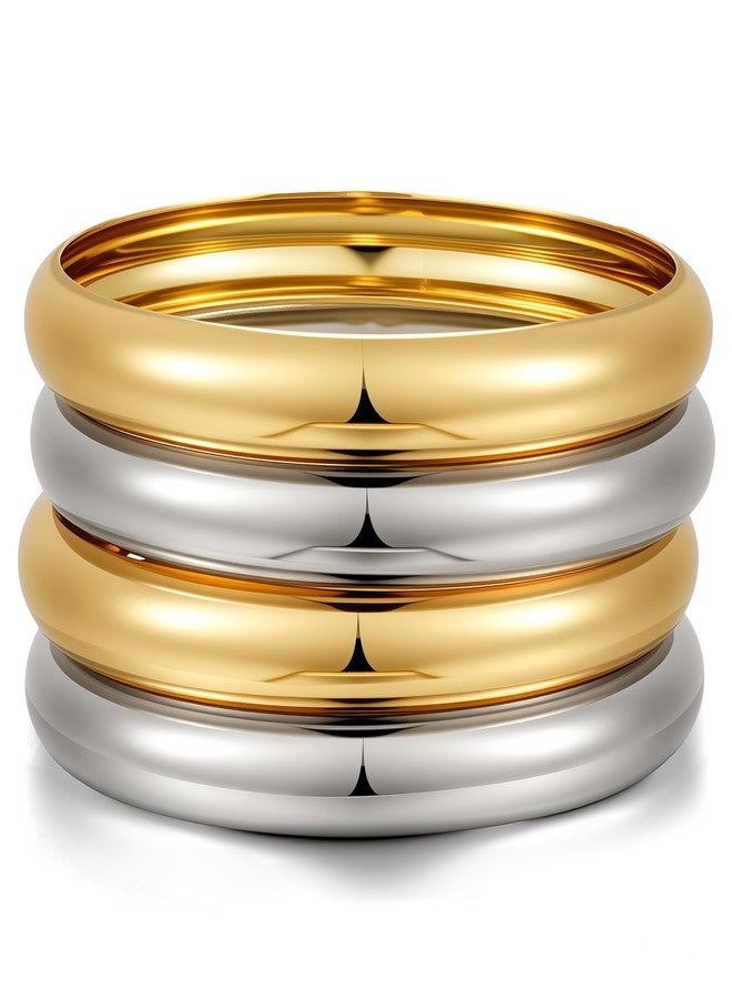 YEEZII 7 PCS Gold Bangle Bracelets for Women,14K Gold Plated Boho Indian Multi Stackable Bracelets Gold Bangles For Women Jewelry Gifts - Image 1
