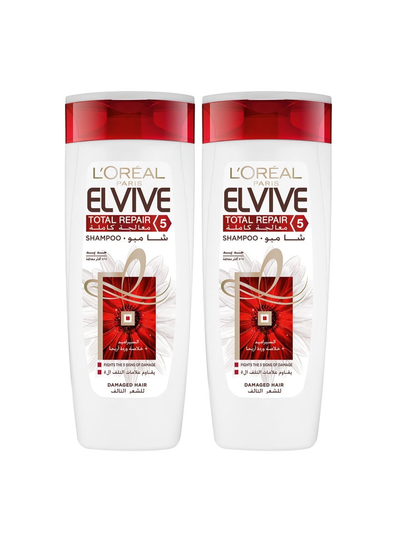 Elvive Total Repairing Shampoo Value Pack 2 x 400 ml