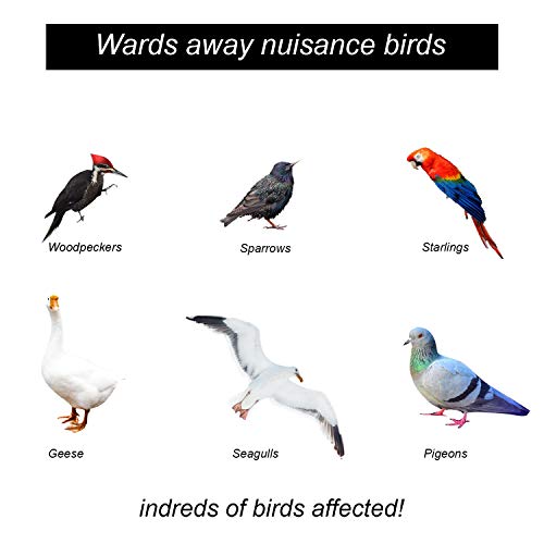 Besmon Woodpecker Rods for House,Bird Reflective Devices Outdoor,Reflective Scare Rods,Bird Reflectors for Outside（Christmas Reflector Strip Hanging Home As Decoration (12PCS) - Image 5