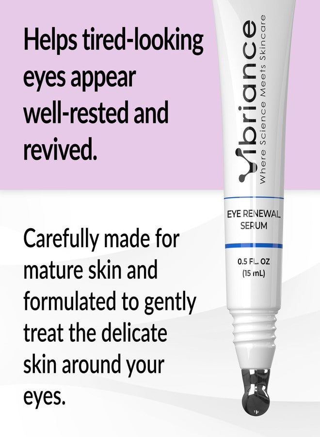Vibriance Eye Renewal Serum for Mature Skin - Dark Circles, Puffiness & Fine Lines Treatment - 6 Advanced Ingredients with Caffeine & Hyaluronic Acid - Image 2