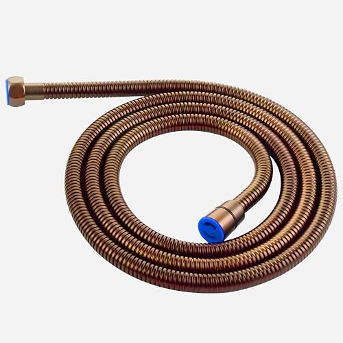 Plantex Hose Pipe For Toilet/304 Grade Stainless Steel Health Faucet Pipe/Hand Shower Pipe/Shower Hose Pipe - Pack Of 1 (Rose Gold), 100X2 Cm - Image 1