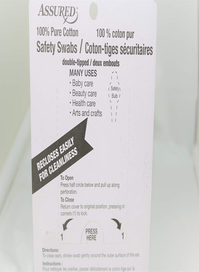 Greenbrier Baby Cotton Safety Swabs 110ct, 100% Cotton for Adults/Kids/Babies, (Pack of 2) - Image 3