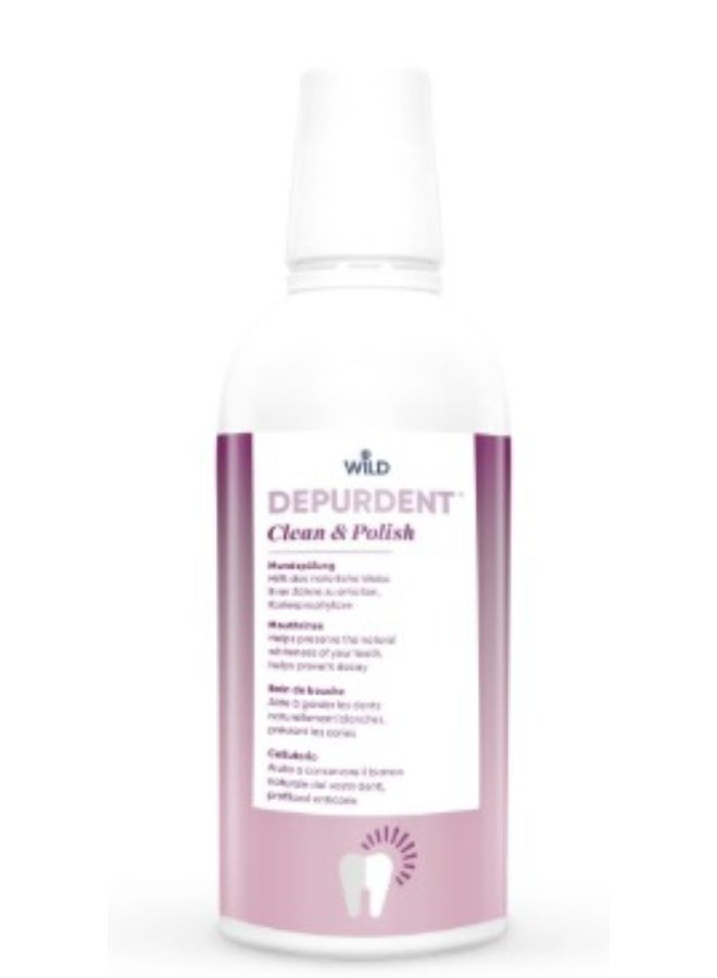 WILD DEPURDENT Clean & Polish Mouthwash 500ML
