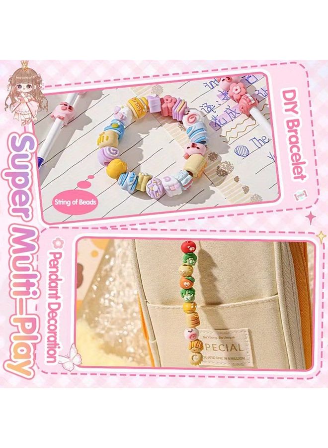 Erasable Pens With Long Doll Design Green Yellow Medium Tip Plastic Cute Stationery - Image 4