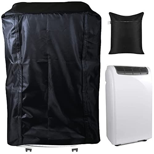 Skyour Portable Air Conditioner Covers Skyour Outdoor Waterproof Dustproof AC Unit Dust Cover Mobile Air Conditioner Storage Bags Protector Covers for Most 500014000 BTU Portable Air Conditioners - Image 1