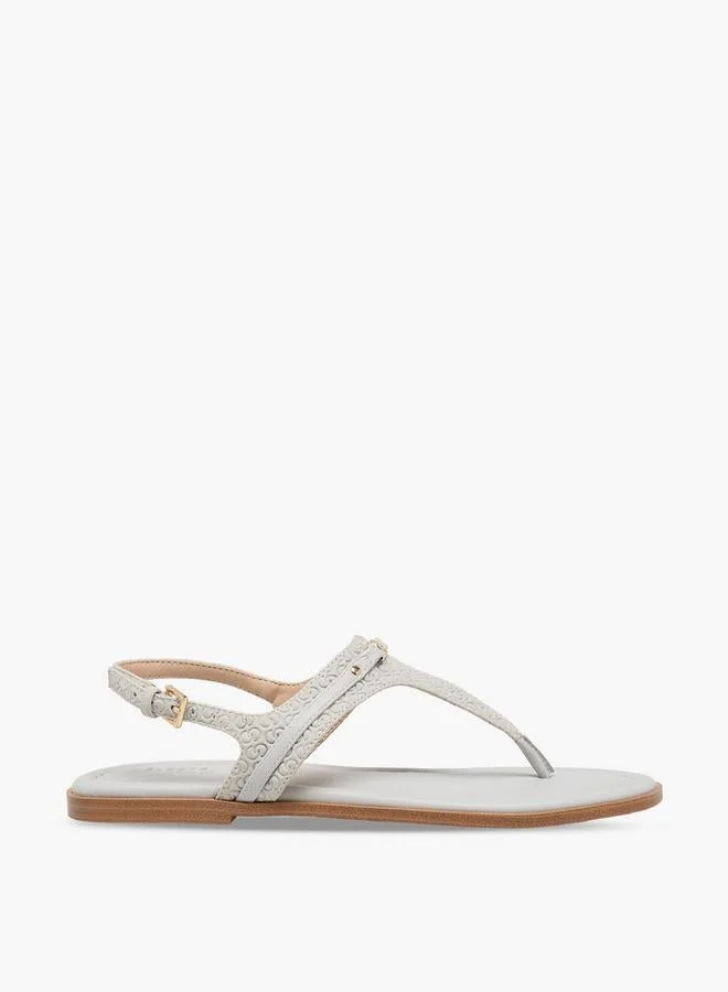 Celeste Women Buckle Closure Thong Sandals