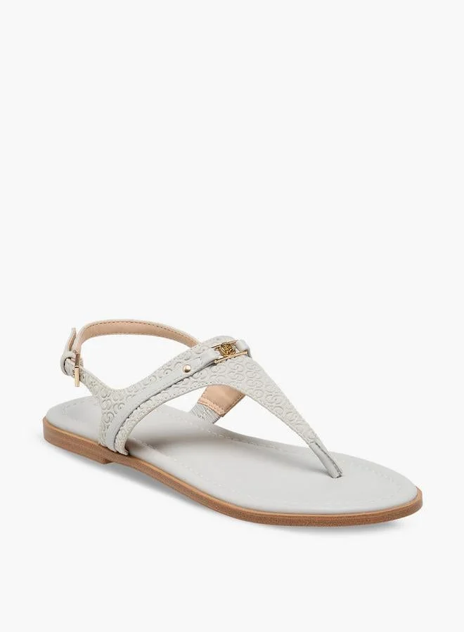 Celeste Women Buckle Closure Thong Sandals