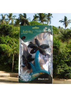 CRYSTAL Car air freshener in the shape of a palm tree, with the scent of Black Ice, with a hanging holder - 