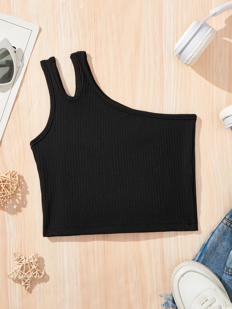 Ins Girls Fashion Girls Sports Vest Children'S Leisure Tide Fan Sports Summer Clothes Suitable For 1-8 Years Old - Image 4
