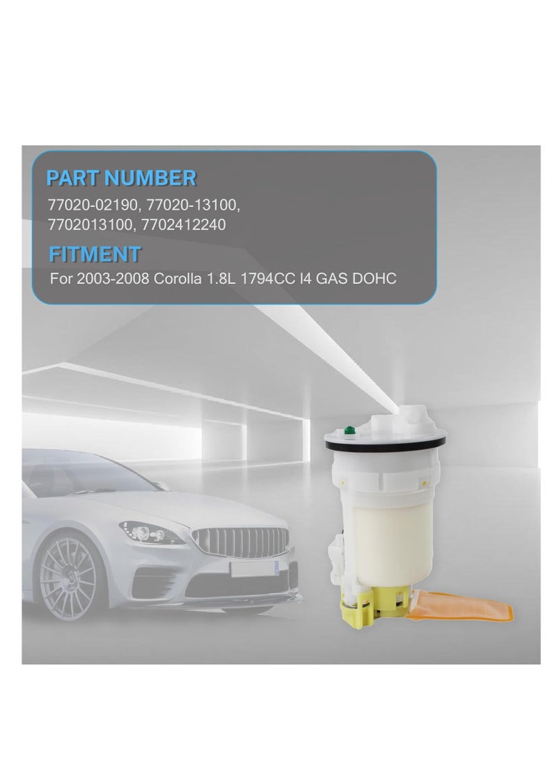 Generic XET Fuel Pump Module Assembly Replacement for 77020-02190 Fit for TOYOTA COROLLA 2000 01 02 03 04 2005 LUXEL ZZE122R 1.8L - Image 2