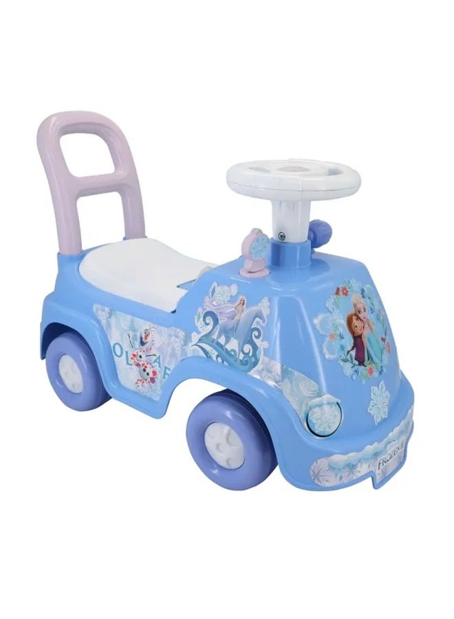 Kiddieland Disney Frozen Lights "N" Sounds Winter Magic Ride-on Toy (51.6 x 25.6 x 34 cm, Blue) - Image 1