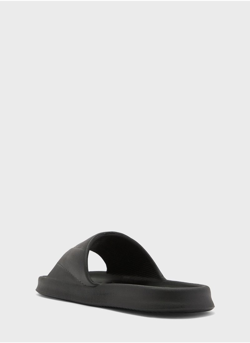 Ginger - Diagonal Stitch Slides - Image 1