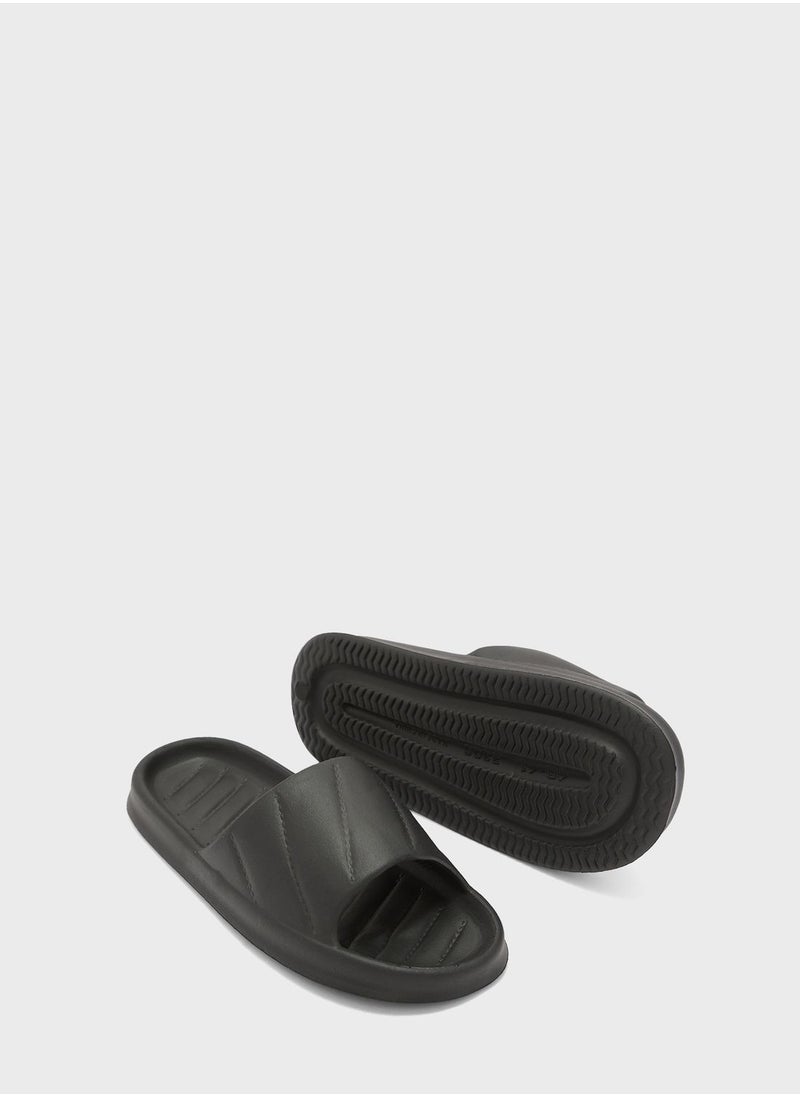 Ginger - Diagonal Stitch Slides - Image 1