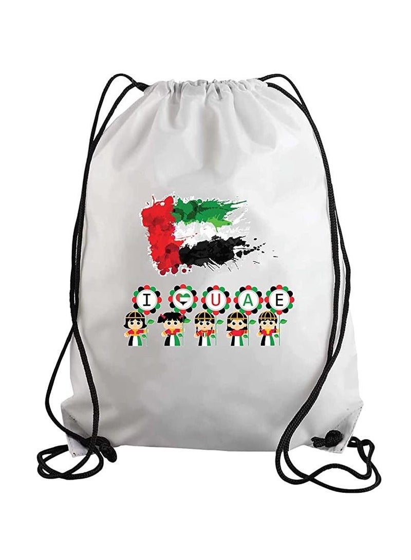 PRINTSHOP4ME Drawstring Bag as Gifts and Giveaways for Kids for Celebrating of the UAE National Day - Image 1