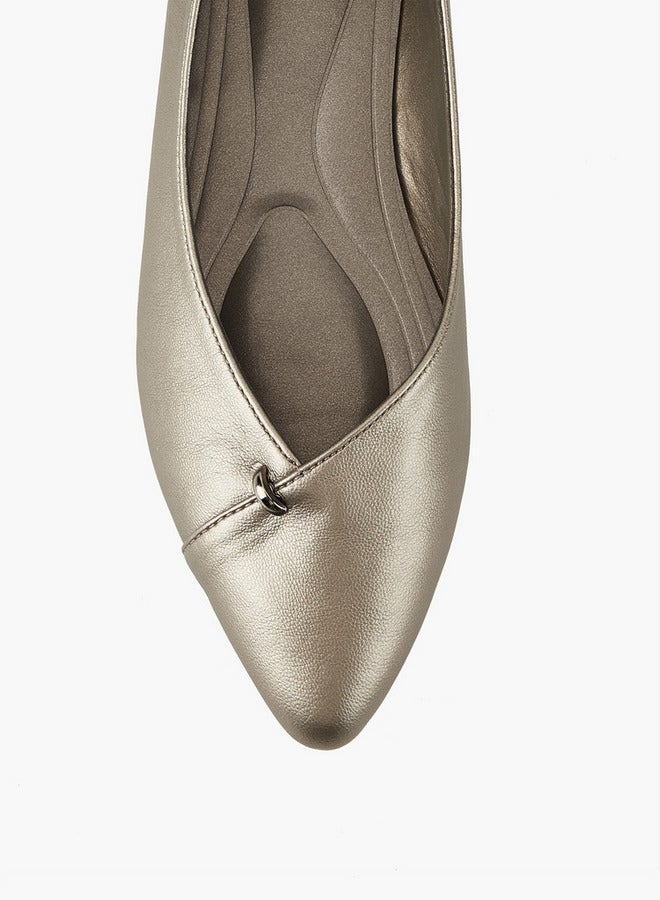 Flora Bella By Shoexpress Solid Slip-On Ballerina Shoes - Image 4