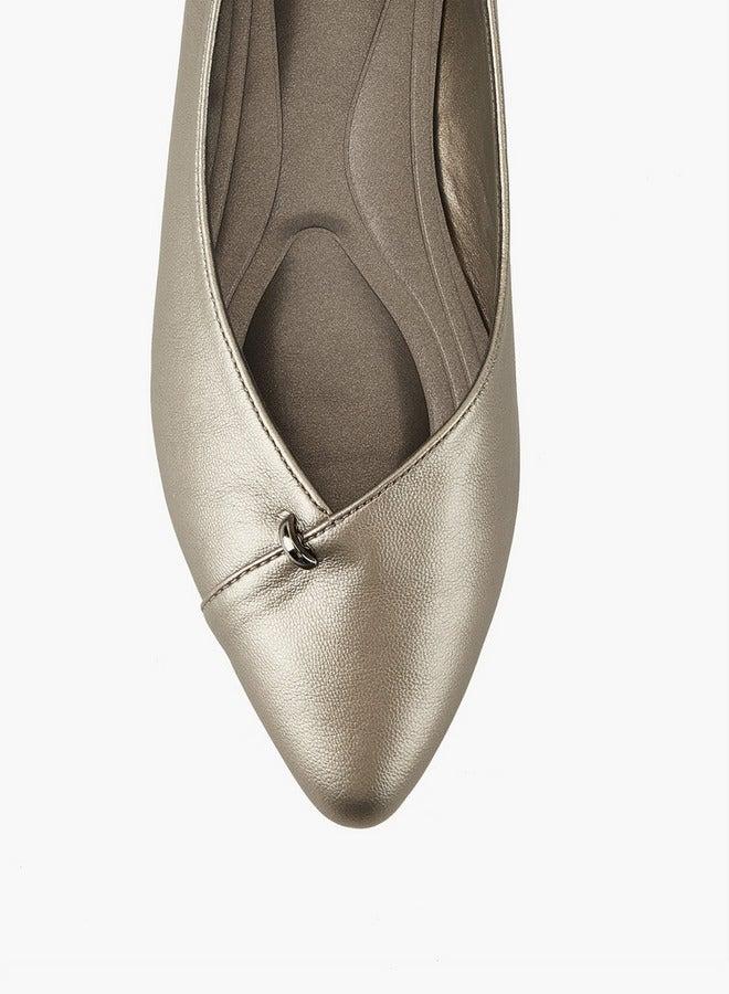 Flora Bella By Shoexpress Solid Slip-On Ballerina Shoes - Image 4