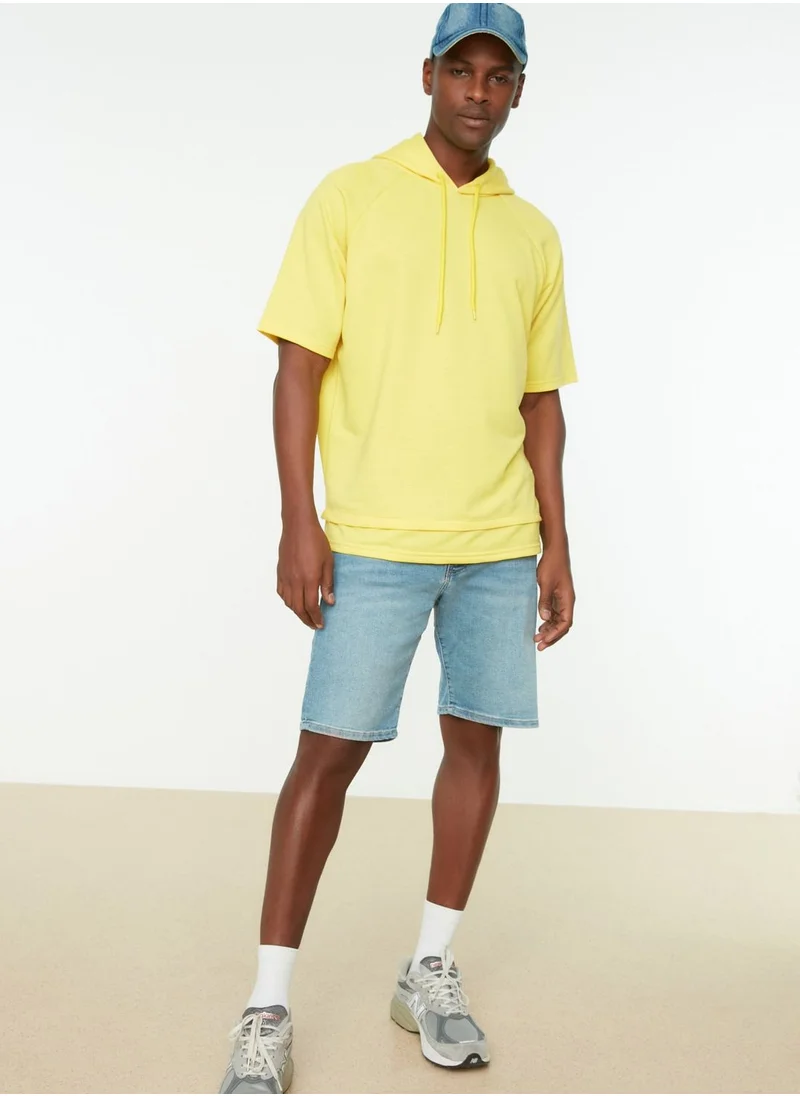 trendyol Essential Half Sleeve Hoodie